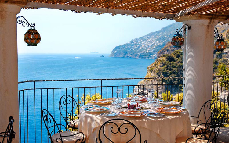 amalfi coast italy ristorante restaurant capri conca sun winter places trip dream holiday source escaping worth