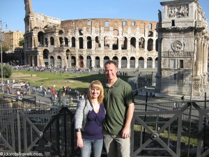 Tim and I in Rome