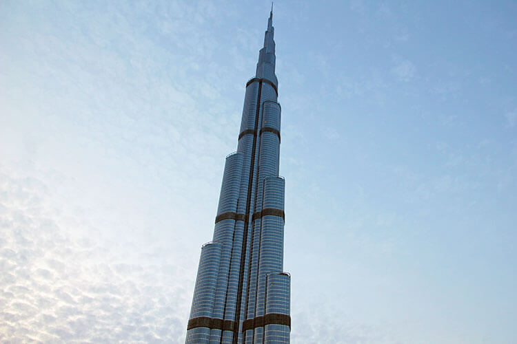 Looking at the spire, which is designed to resemble the Hymenocallis flower