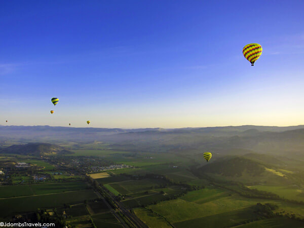 Ballooning over Napa Valley