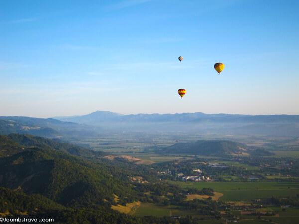 Ballooning over Napa Valley