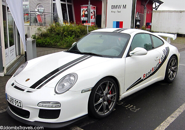 Porsche GT3 is one of the rentals available from Rent Race Car