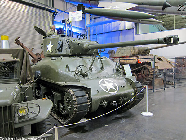 US Sherman Tank from WWII