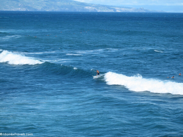 Surfing Maui
