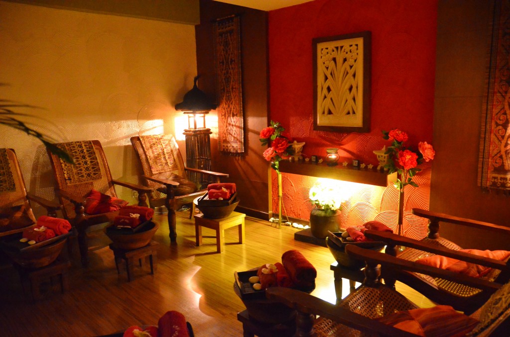 Room where foot massages take place at Jari Jari Spa