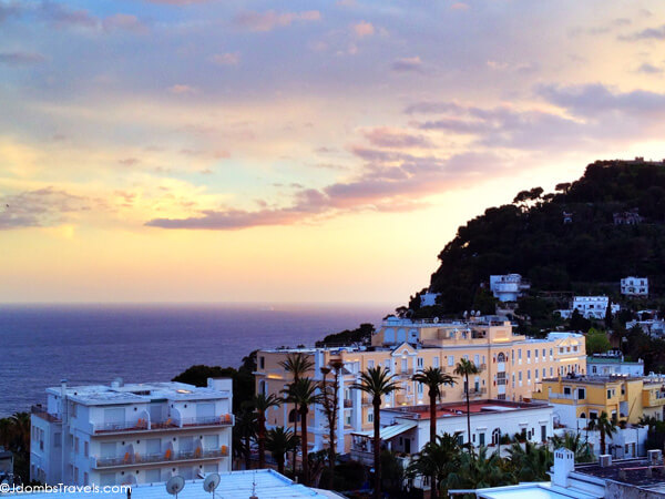 View from Capri Tiberio Palace