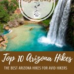 Top 10 Arizona Hikes Pinterest Pin