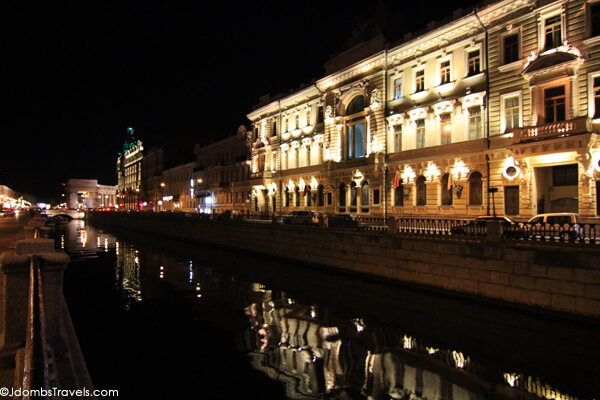 Griboyedov Canal at night