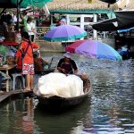 Bangkok’s Taling Chan Floating Market