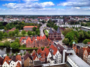 View of Lubeck from St. Peter's Church
