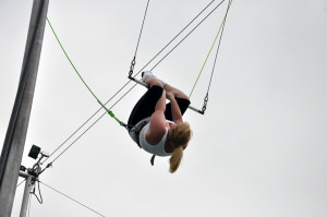Flying trapeze school