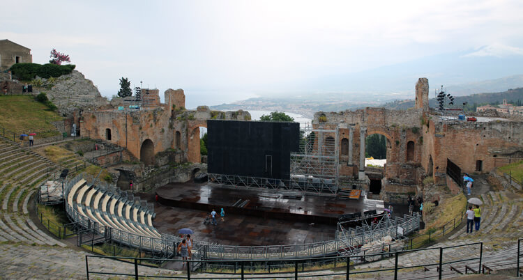 Ancient Greek-Roman Theater Taormina