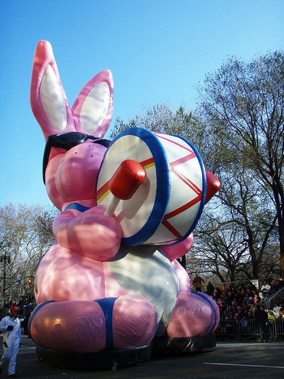Energizer Bunny ballonicle Macy's Thanksgiving Day Parade