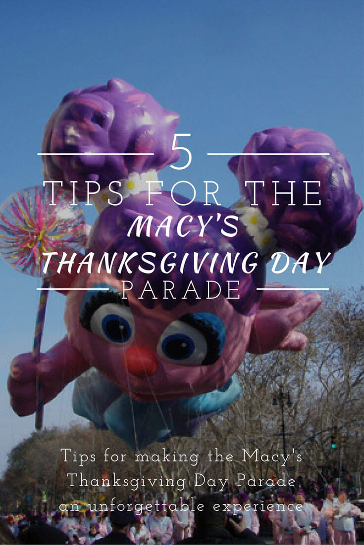 5 Tips for Viewing the Macy's Thanksgiving Day Parade