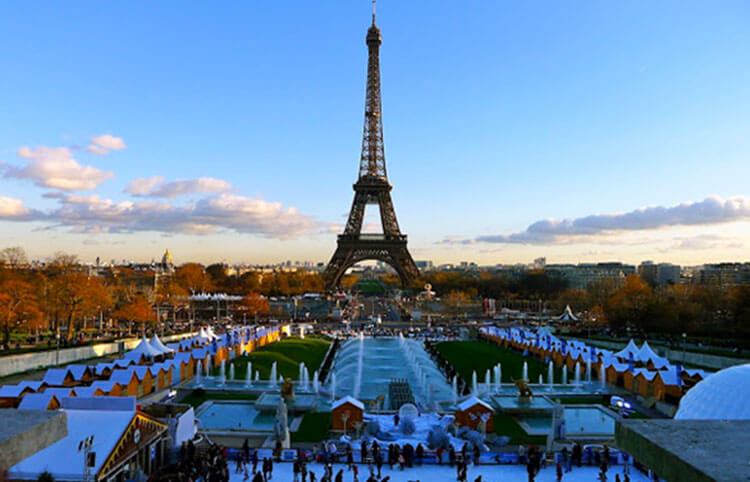 Paris Eiffel Tower Christmas Market