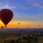 Ballooning over Bagan