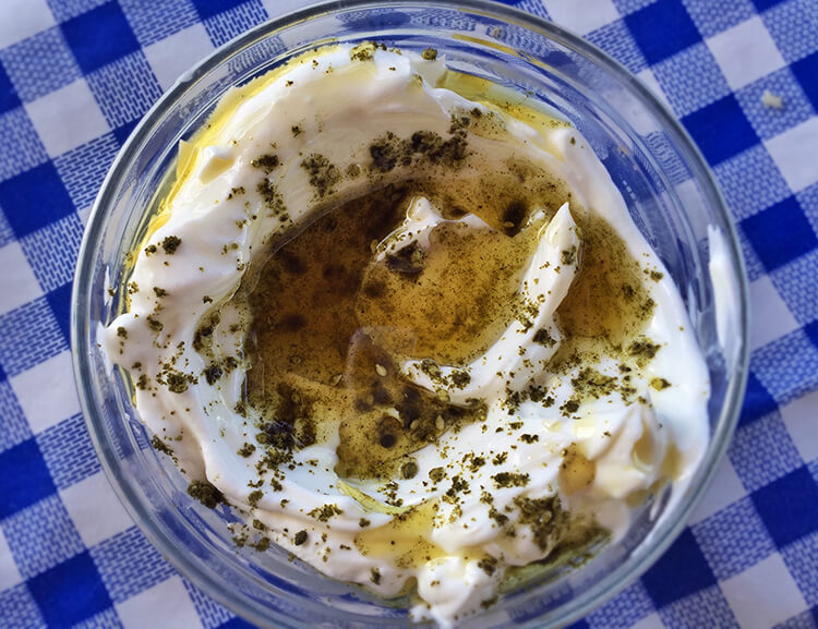 Labneh cheese in Israel