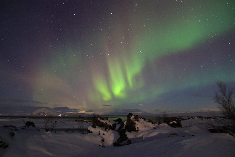 Northern Lights Myvatn, Iceland