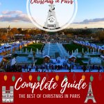 Guide to Christmas in Paris, France Pinterest Pin