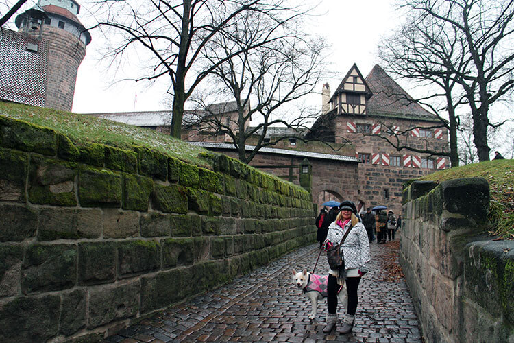 Me and Emma at Nuremberg Imperial Castle