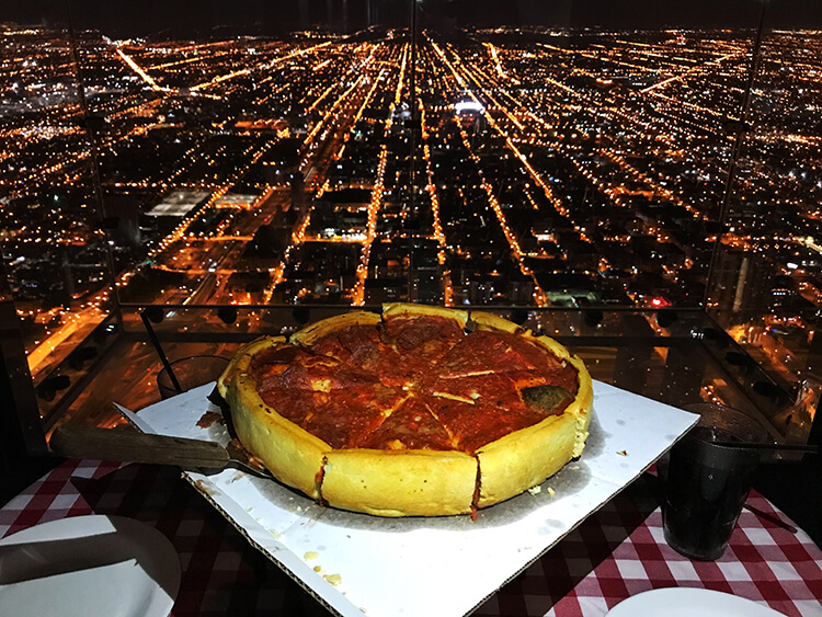 Pie in the Sky VIP dinner at Skydeck Chicago