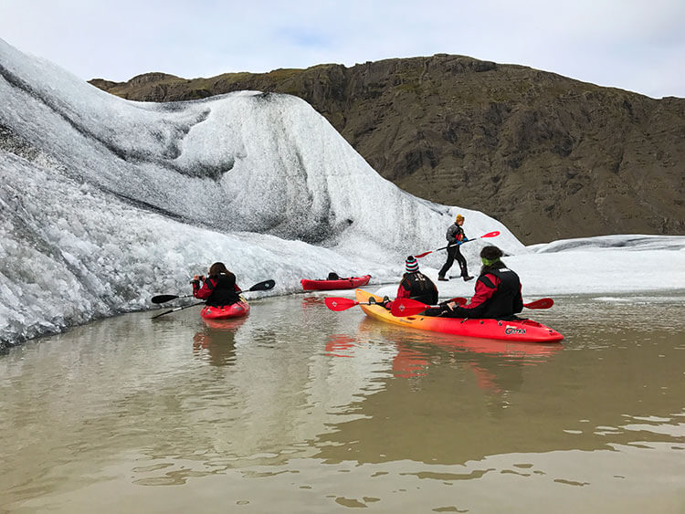 Kayaking the Glacier Lagoon Iceland