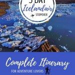 5 Day Icelandair Stopover Itinerary Pinterest pin