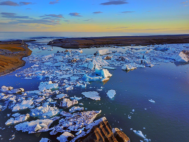 Jokulsarlon Glacier Lagoon, Icelande