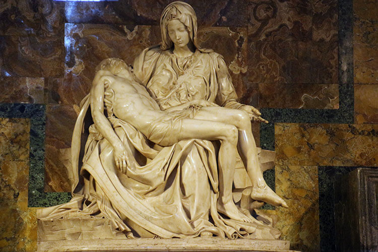 Michelangelo's Pieta, Rome, Italy