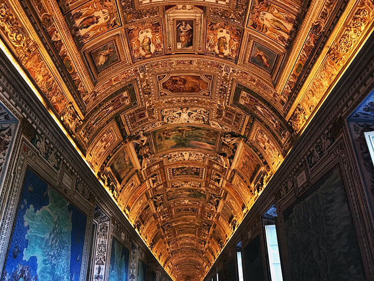 Blissfully exploring an uncrowded Vatican Museum