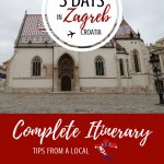 3 Day Zagreb Itinerary Pinterest pin