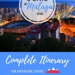 Malaga Itinerary Pinterest Pin
