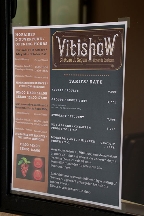 The Vitishow ticket booth which is designed to make you feel like you're going to a vintage movie theater
