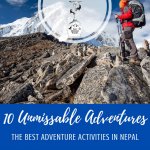 Top Adventure Activities in Nepal Pinterest Pin