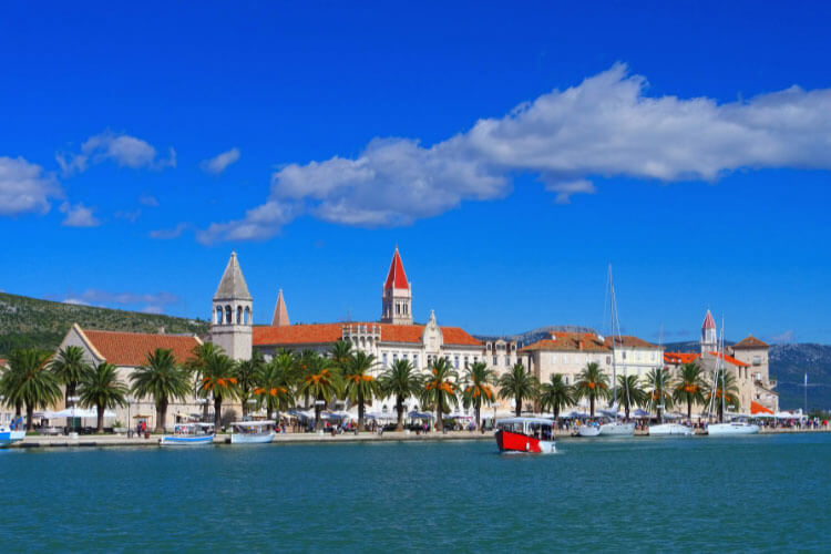 Trogir, Croatia seen from the water