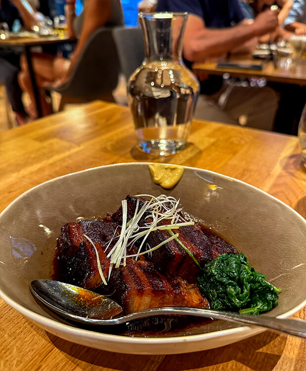 Pork belly at OBA