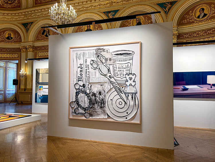 The Rejouer Le Réel exhibition explores generational views through a curated art collection