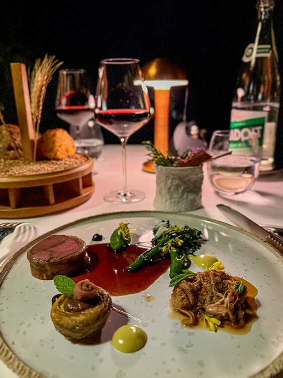 Pyrenees lamb three ways at Les Frères Ibarboure